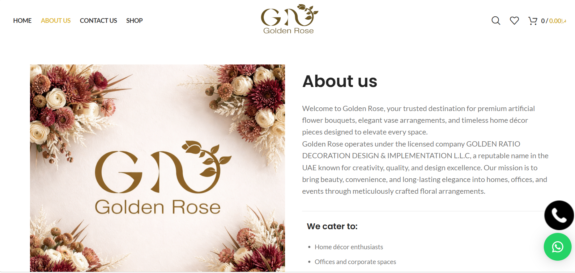 Golden Rose About