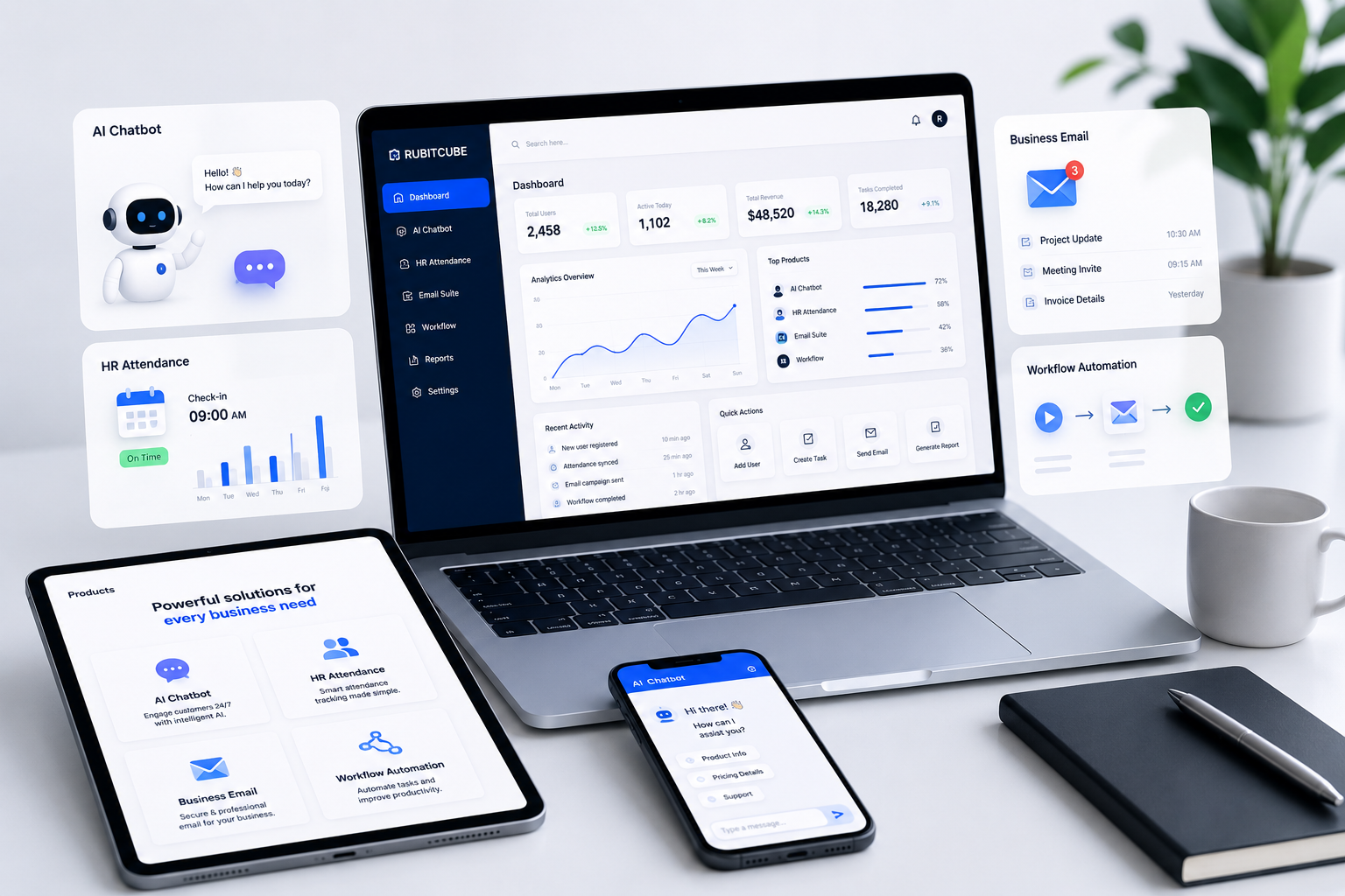 Rubitcube digital products and business technology